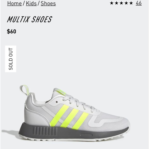 Adidas Multix J Youth 6.5 - Picture 1 of 6